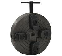 vidaXL Mandrin à Bois à 4 mâchoires Connexion M18 Acier Noir 150x63 mm