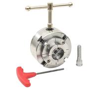 vidaXL Mandrin à bois à 4 mâchoires connexion M33 argenté 96 mm