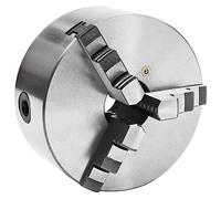 vidaXL Mandrin de Tour Auto-centrant à 3 Mâchoires Projet de Bricolage Serrage Accessoire pour Tour Machoires à Centrage 160 mm Acier