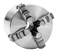 vidaXL Mandrin de tour auto-centrant à 4 mâchoires 100 mm Acier