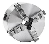 vidaXL Mandrin de tour auto-centrant à 4 mâchoires 125 mm Acier