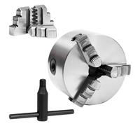 vidaXL Mandrin de tournage à 3 mors autocentrant 100 mm acier