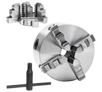 vidaXL Mandrin de tournage à 4 mors autocentrant 125 mm acier