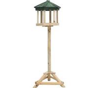 Mangeoire à oiseaux sur pied Bois de sapin 33x106 cm