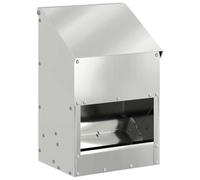 Vidaxl Mangeoire Pour Poules Argent 21 X 16 X 33 Cm Acier Galvanisé