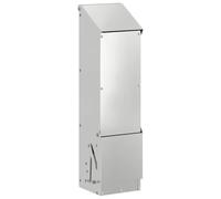 vidaXL Mangeoire pour Poules Argent 13 x 12 x 51 cm Acier galvanisé, Jardin et terrasse, Meuble Moderne, Durable et stylé pour l'extérieur, matériaux de qualité, Style intérieur 2023