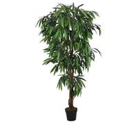 vidaXL Manguier artificiel 450 feuilles 120 cm vert 359031