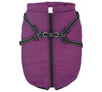 Vidaxl Manteau Pour Chien Avec Harnais Violet 3xl Fleece Et Polyester