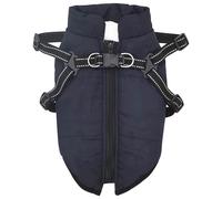 Vidaxl Manteau Pour Chien Bleu Marine M Fleece Et Polyester