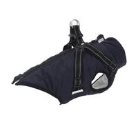 vidaXL Manteau d'hiver pour chien avec harnais – imperméable réfléchissant – L36