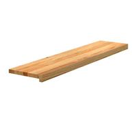 Vidaxl Marches D'escalier 12 Pcs Marron Clair 110x25x2 Cm Chêne Massif