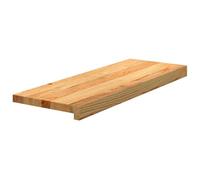 vidaXL Marches d'escalier 2 pcs Marron Clair 70x30x2 cm chêne Massif, Marche d'escalier pour escalier en Bois, Marche d'escalier en Bois, Planche de fenêtre