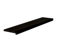 vidaXL Marches d'escalier en chêne massif 120x30x2 cm Marron foncé – 2 pcs