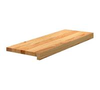 vidaXL Marches d'escalier 4 pcs Marron Clair 70x25x2 cm chêne Massif, Marche d'escalier pour escalier en Bois, Marche d'escalier en Bois, Planche de fenêtre