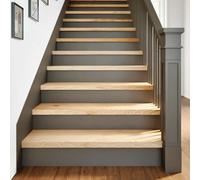 Vidaxl Marches D'escalier 4pcs Non Traité 100x25x2cm Bois Chêne Massif