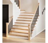vidaXL Marches d'escalier 4 pièces non traitées 120 x 30 x 2 cm en chêne massif
