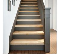 vidaXL Marches d'escalier 8 pièces non traitées 70 x 30 x 2 cm chêne massif