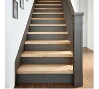 vidaXL Marches d'escalier 8 pièces non traitées 80x30x2 cm en chêne massif 3282912