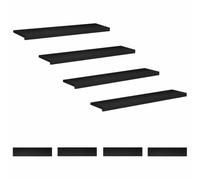 vidaXL Marches d'escalier 8 pièces 110 x 30 x 2 cm Noir