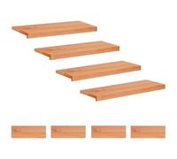 vidaXL Marches d'escalier 8 pièces 70 x 30 x 2 cm Vernis