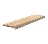 vidaXL Marches d'escalier 8pcs Non traité 100x25x2cm Bois chêne Massif, Marche d'escalier pour escalier en Bois, Marche d'escalier en Bois, Planche de fenêtre