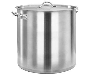 vidaXL Marmite 98 L 50x50 cm Acier inoxydable