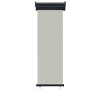 vidaXL Marquise latérale de balcon 65x250 cm Gris