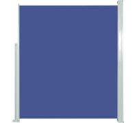 vidaXL Marquise latérale extensible 100×500 cm Bleu