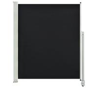 vidaXL Marquise latérale extensible 160x300 cm Noir