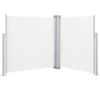 vidaXL Marquise latérale extensible Crème 140 x 600 cm