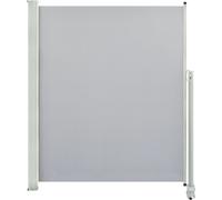 vidaXL Marquise latérale rétractable 160x300 cm Gris