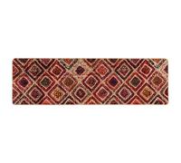 vidaXL Marsa Tapis de couloir moderne, absorbant le bruit, antidérapant, intérieur, lavable en machine, multicolore, 50 x 200 cm, polyester et PVC