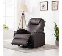 VidaXL 246636 Fauteuil massant électrique Marron