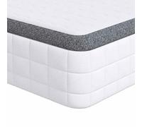 vidaXL Matelas 2 pcs Blanc et Gris 60 x 200 cm Printemps Bonell, Mobilier de Chambre Moderne, Matelas Ressorts Bonnell, Soutien médium Doux, Design Minimaliste, Gris et Blanc