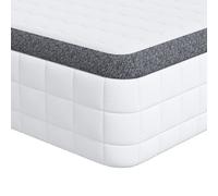 vidaXL Matelas 2 pcs Blanc, Gris 70 x 190 cm Tissu tricoté