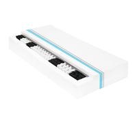 Vidaxl Matelas 90 X 200 Cm 7 Zones Ressort Ensachã© 20 Cm H3 Blanc