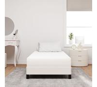vidaXL Matelas à ressorts ensachés crème - Fermeté moyenne - 80x200x20 cm Tissu