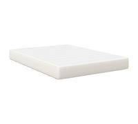vidaXL Matelas à Ressorts ensachés Crème Medium 140x200x20 cm Tissu