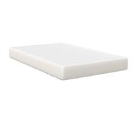 Matelas à ressorts ensachés vidaXL Crème Moyen 120x200x20 cm Tissu