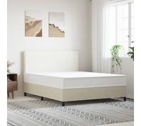 Matelas ressort 160x200 cm accueil ferme soutien medium épaisseur 25 cm 7 zones + housse de matelas + oreiller(s)