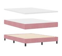vidaXL Matelas à Ressorts ensachés en Velours 160X200 cm | Soutien Moyen-Dur, Sommeil Luxe avec Mousse Respirante, idéal pour Chambre et Chambre d'amis, Tissu Protecteur stylé, surmatelas