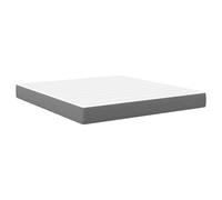 vidaXL Matelas à Ressorts ensachés Gris Clair Medium 180x200x20 cm Tissu