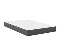 vidaXL Matelas à Ressorts ensachés Gris foncé Medium 120x200x20 cm Tissu