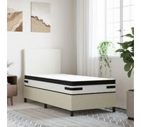 vidaXL Matelas à ressorts ensachés moyen plus 90x200 cm