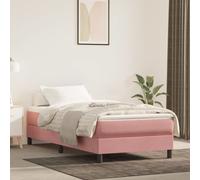 Matelas à ressorts ensachés pour enfants rose 80x160 cm velours4016551