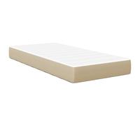 Matelas à ressorts ensachés vidaXL Vert clair Gris Moyen 90x190x20 cm Tissu