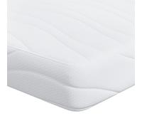 vidaXL Matelas Blanc 100 x 200 cm Tissu 100% polyester