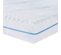 vidaXL Matelas Blanc 100 x 200 cm Tissu jacquard en polyester 100%