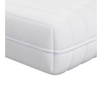 vidaXL Matelas à Ressorts ensachés 140 x 200 cm Blanc, avec des Ressorts recouverts de Polyester à 100% pour Un Super Soutien et Une Bonne Isolation des mouvements. Prêt à l'emploi, Parfait pour Une