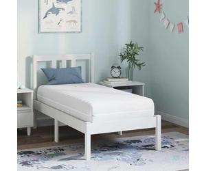 vidaXL Matelas Blanc 70 x 140 cm Ressort ensaché, Matelas Moderne pour Chambre, Confort superposé, Surface Sommeil Durable avec Ressorts ensachés